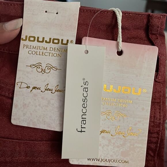 NWT FRANCESCA’S JOU JOU Mid Rise Culotte Pants  Size 26 - Picture 5 of 6